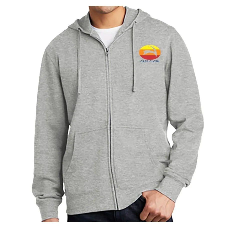 Bodhi Full Zip Hoodie - Light Heather Gray – Cape Cloth