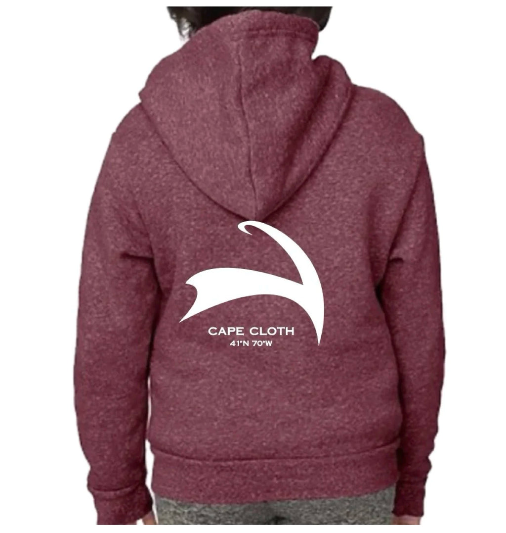Original Youth TriBlend Zip Hood - Garnet