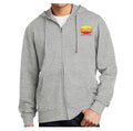 Bodhi Full Zip Hoodie - Light Heather Gray