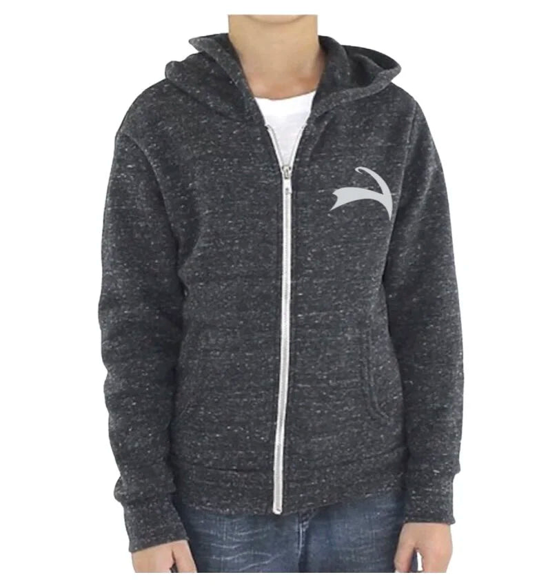 Original Youth TriBlend Zip Hood - Black