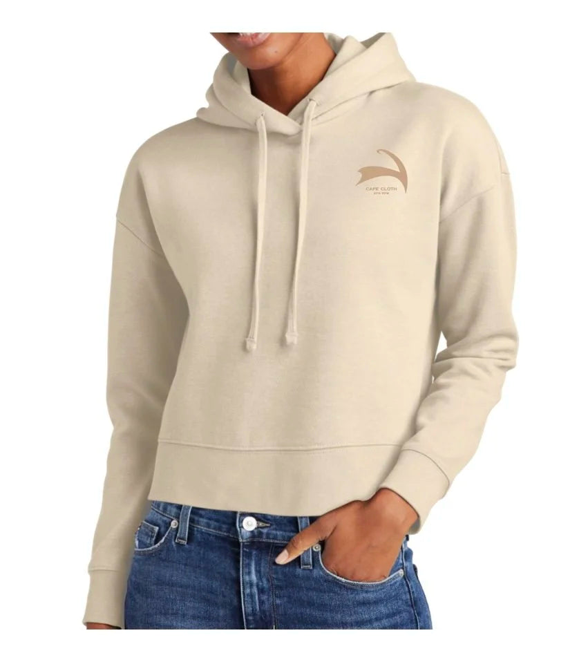 Women's Crop Hood - Sand