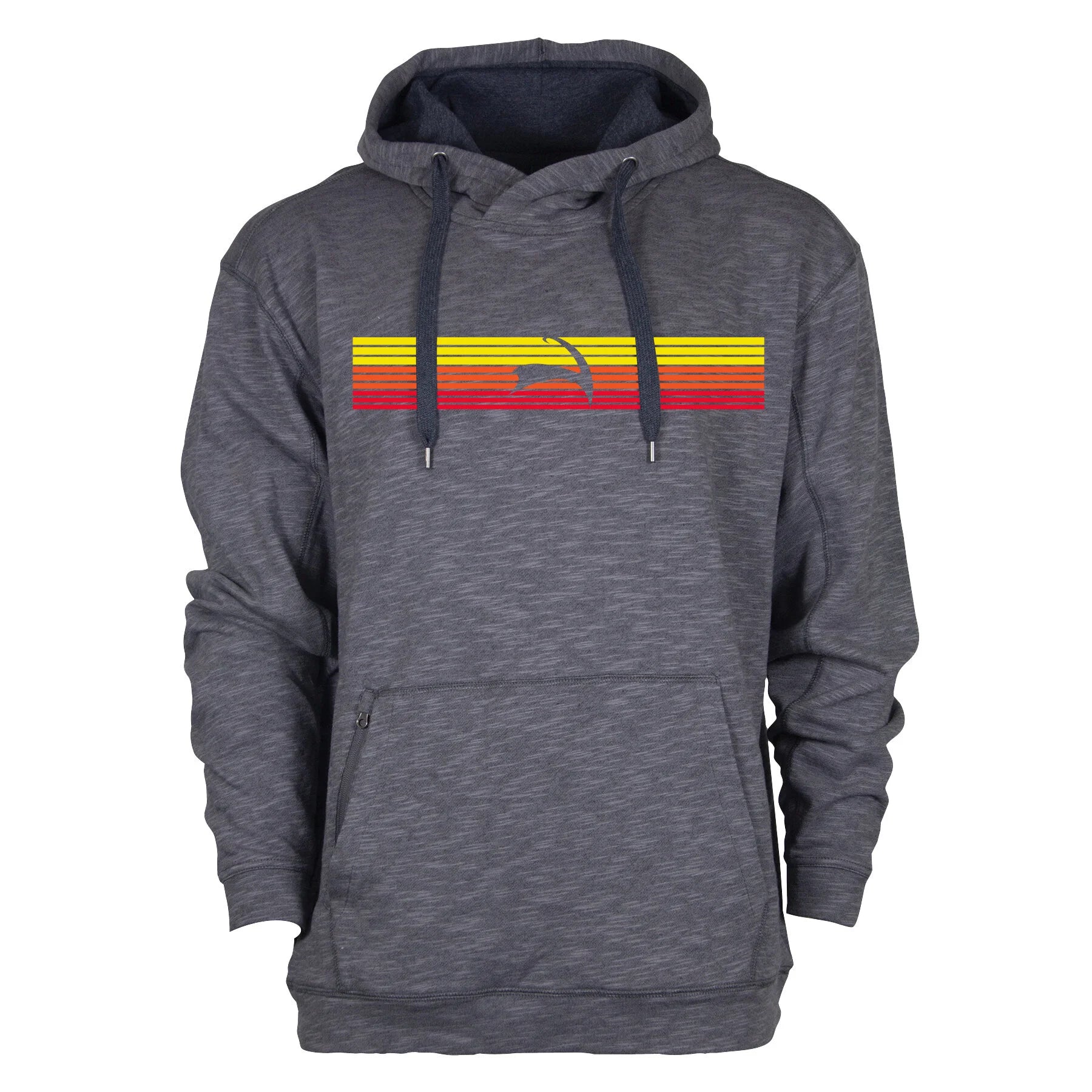 Sunset Stash Hoodie - Textured Gray